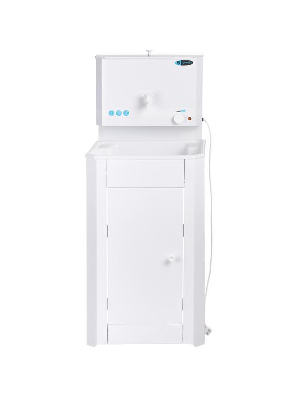 Умывальник дачный TOPFORT SIMPLE с подогревом 15л, пласт мойка, белый