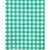 Скатерть одноразовая Luscan, 120х200см 6шт/рулон, зеленая клетка