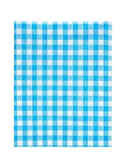 Скатерть одноразовая Luscan, 120х200см 6шт/рулон, синяя клетка