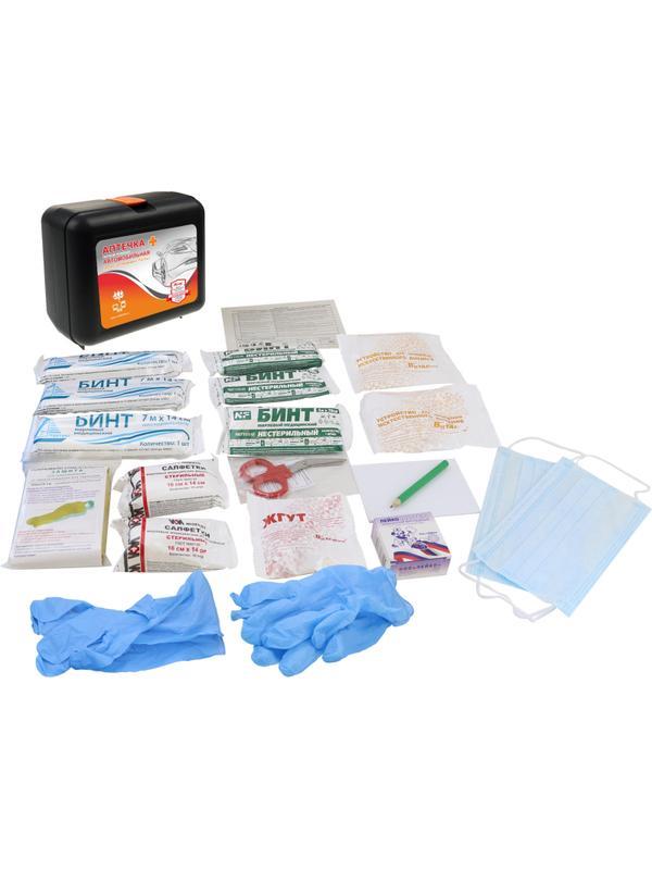 Аптечка первой помощи автомобильная ф.02. 54146 пр. №260н пластик.бокс