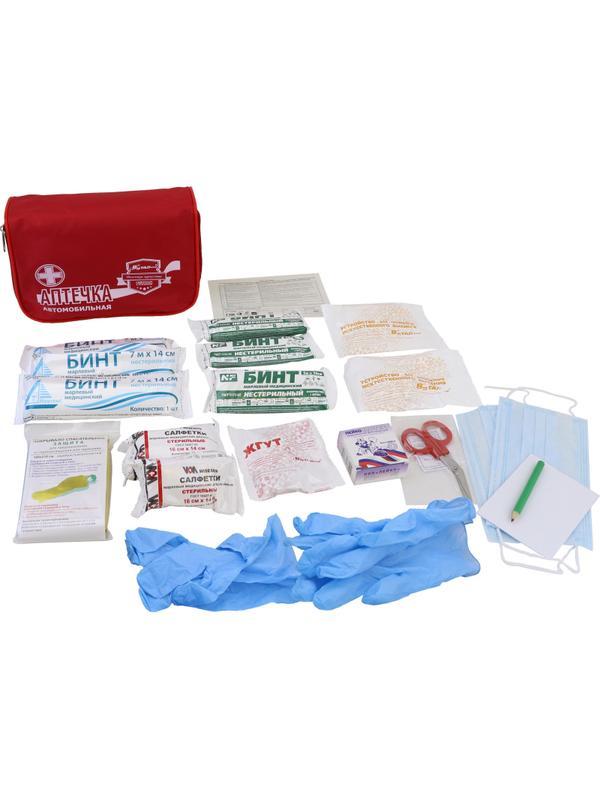 Аптечка первой помощи автомобильная ф.14. 54139 пр. №260н текст.сумка