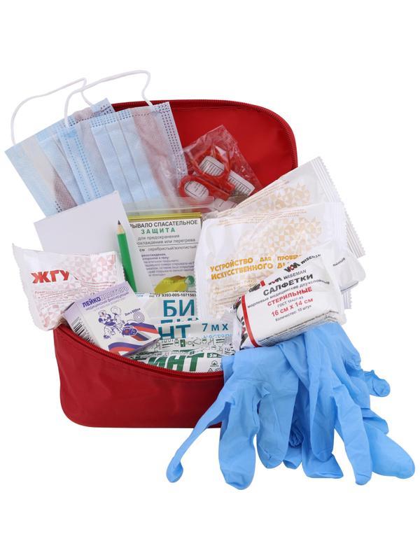 Аптечка первой помощи автомобильная ф.14. 54139 пр. №260н текст.сумка