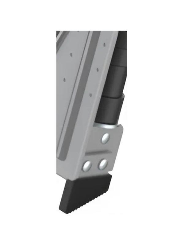 Стремянка 2в1 с колесами и платформой, сталь, Zalger, арт. 911-3