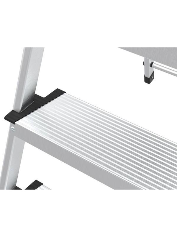 Стремянка алюминиевая 5ст. с лотком, 12см ступенька, Zalger, арт. 211-5