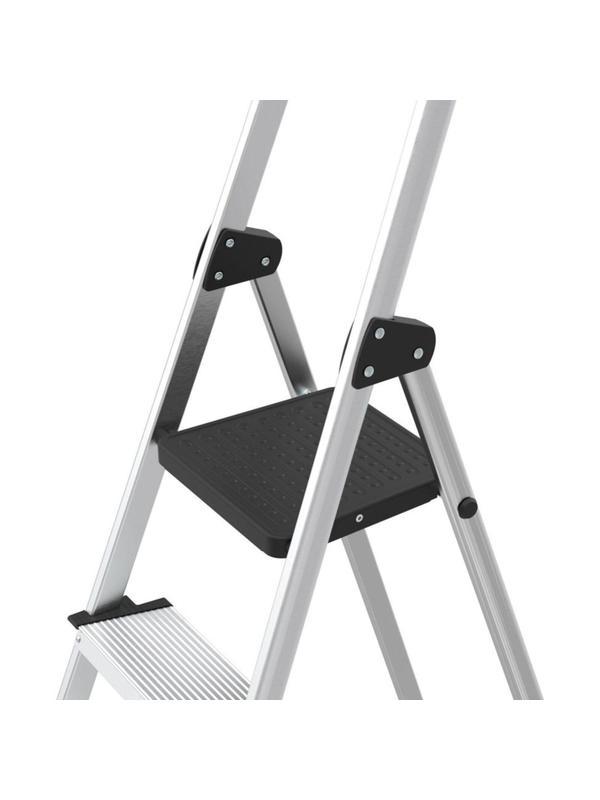 Стремянка алюминиевая 4ст  с лотком,12см ступенька, Zalger, арт. 211-4