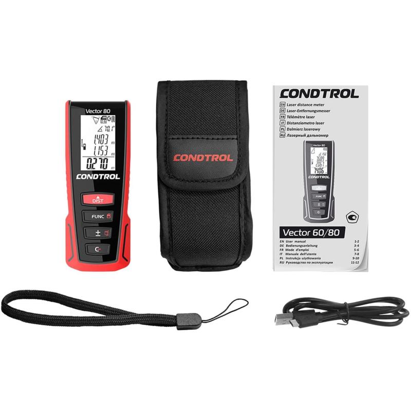 Дальномер лазерный CONDTROL  Vector 80, 1-4-099