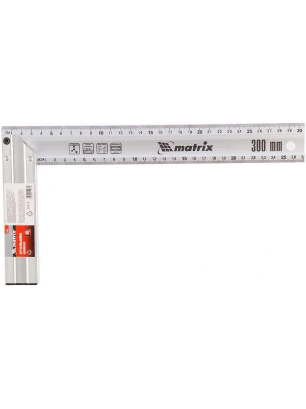 Угольник 300 мм алюминиевыйлитой Matrix, 32472