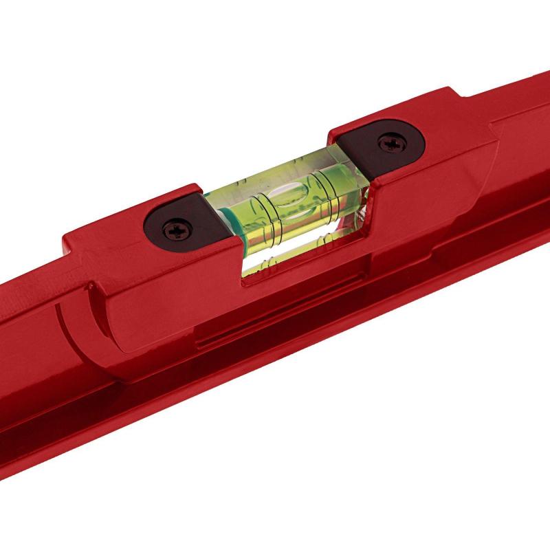 Уровень алюминиевый 600 мм литой 2 глазка (1 фронтальный) Matrix, 34907