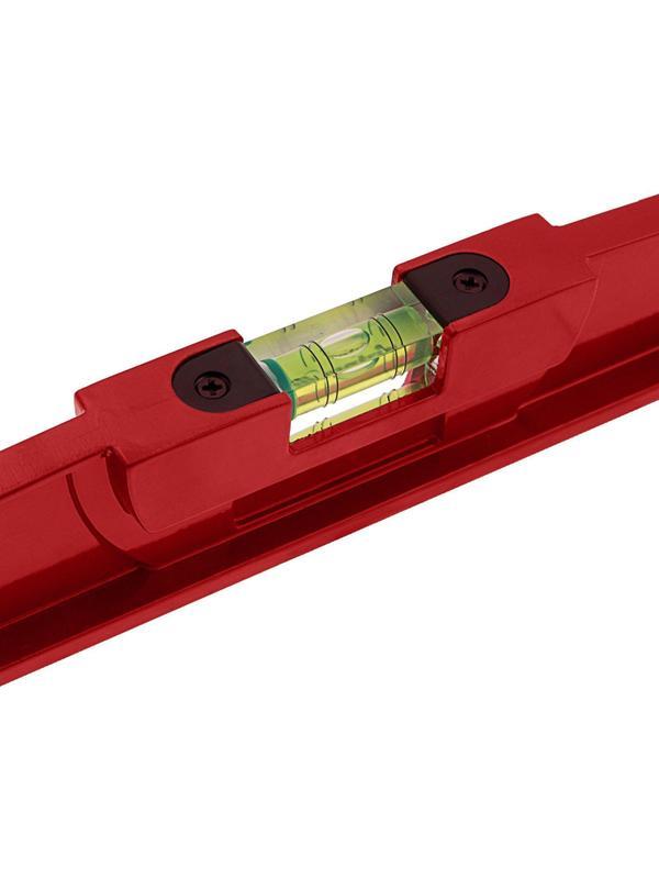 Уровень алюминиевый 600 мм литой 2 глазка (1 фронтальный) Matrix, 34907