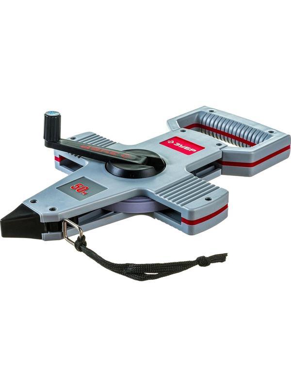 Лента мерная стальная геодезическая ЗУБР  50 м, Профессионал (34181-050)