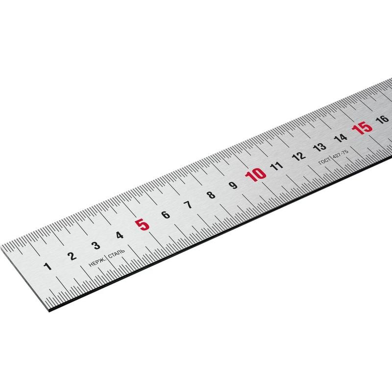 Линейка усиленная нержавеющая ЗУБР  Про-100, длина 1.0 м (34280-100)