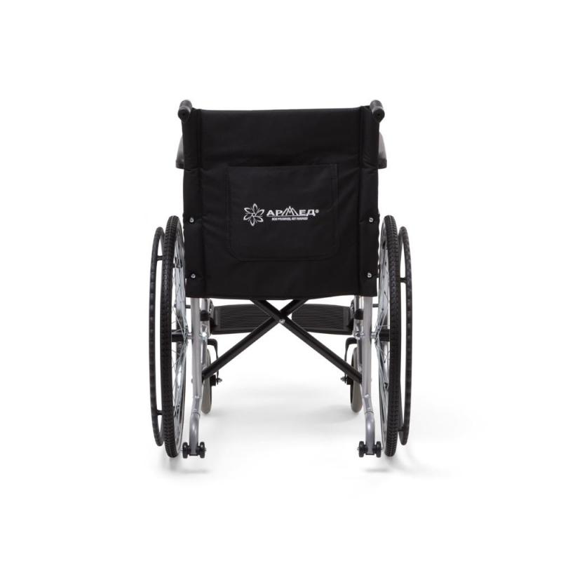 Кресло-коляска , литые колеса, до 110кг, ш.с.48см, Armed H007, 1004006