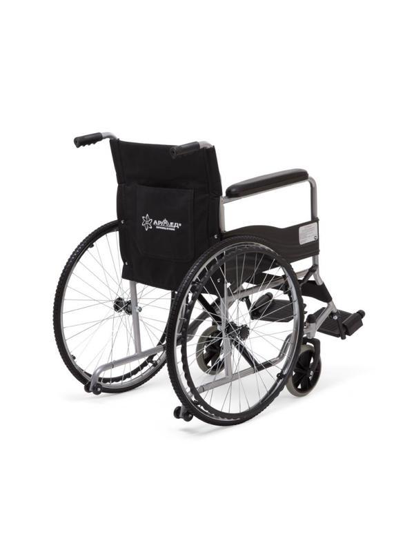 Кресло-коляска , литые колеса, до 110кг, ш.с.48см, Armed H007, 1004006