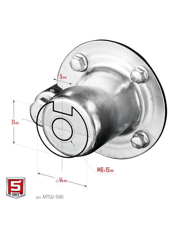 ЗУБР 7 л.с., мотоблок с ВОМ (МТШ-500)