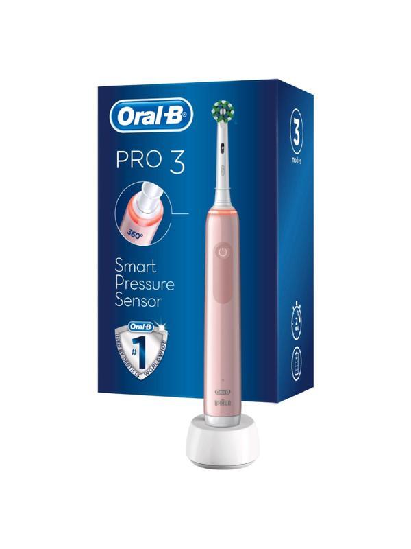 Зубная щетка Oral-B Pro 3 (3500)/D505.513.3X Розовая 3 режима
