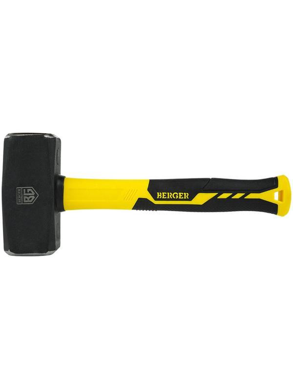 Кувалда кованая 1000 г. 267 мм, фиберглассовая рукоятка, BERGER BG1516