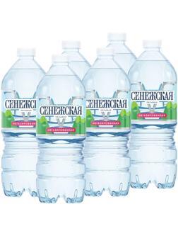 Вода минеральная Сенежская негазированная пэт 1л