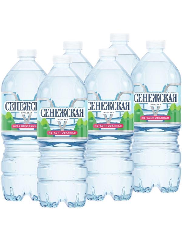 Вода минеральная Сенежская негазированная пэт 1л