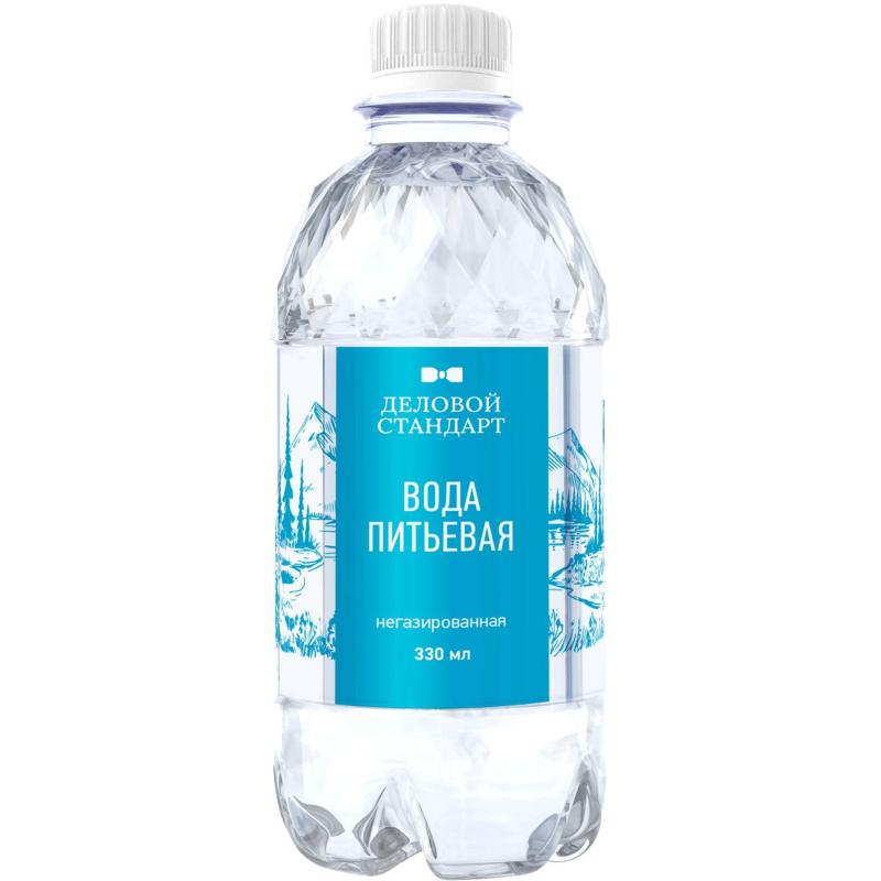 Вода питьевая Деловой стандарт негаз. ПЭТ, 0,33л