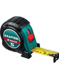 Рулетка KRAFTOOL  X-Drive, 5 м х 25 мм (34122-05-25)