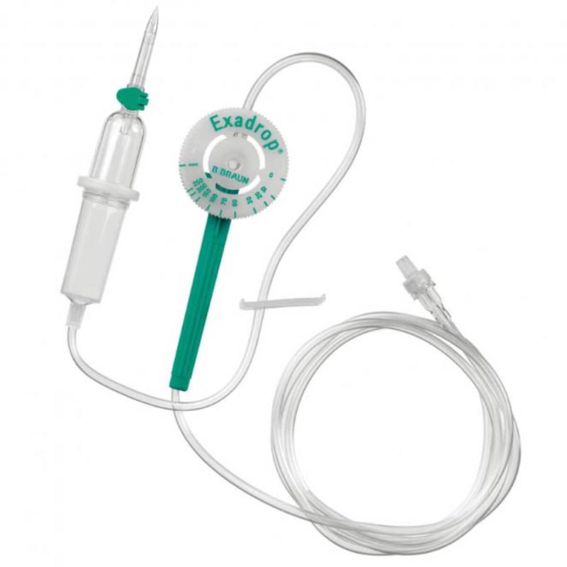 Регулятор инфуз.Эксадроп, в/в система 180см B.Braun 50шт/уп