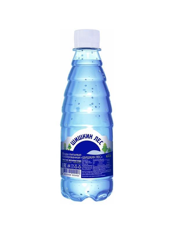 Вода питьевая Шишкин Лес газированная пэт, 0,4л