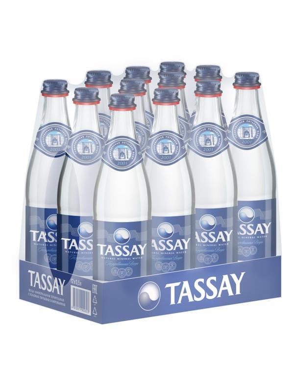 Вода TASSAY газированная стекло 0,5л
