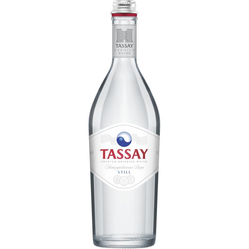Вода питьевая Вода TASSAY негазированная стекло 0,75л