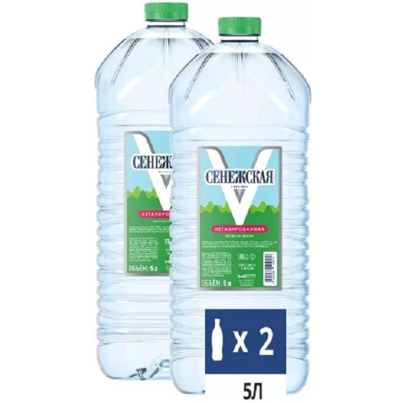 Вода минеральная Сенежская негазированная пэт, 5л