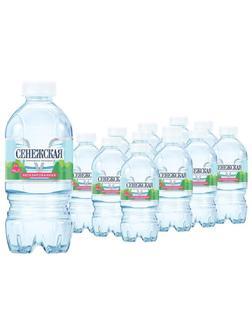 Вода минеральная Вода питьевая Сенежская негаз.,ПЭТ, 0,33л