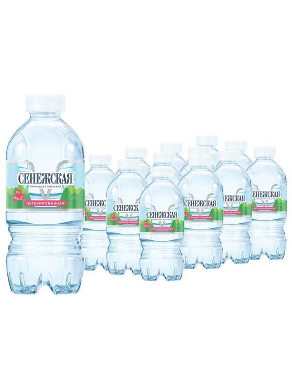 Вода минеральная Вода питьевая Сенежская негаз.,ПЭТ, 0,33л