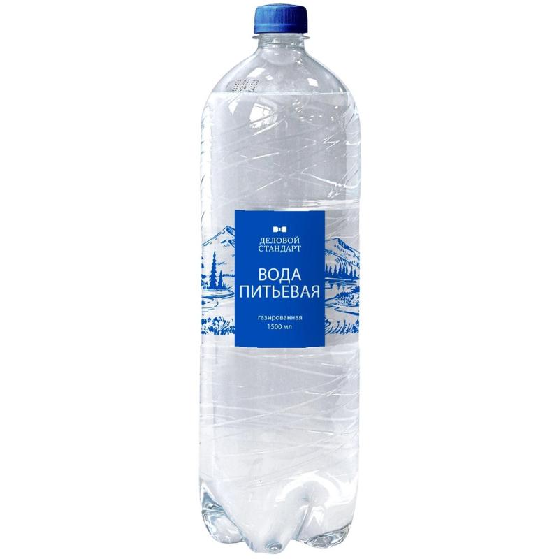Вода питьевая Деловой Стандарт газ пэт 1,5л