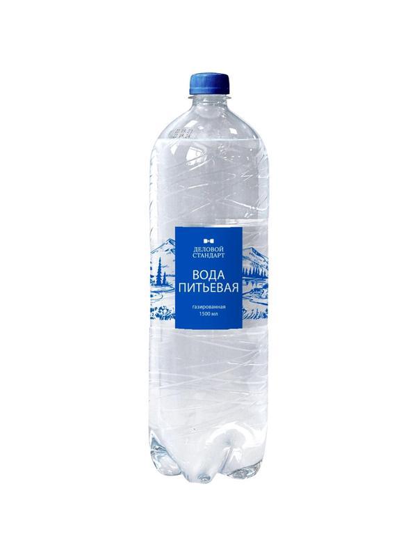 Вода питьевая Деловой Стандарт газ пэт 1,5л