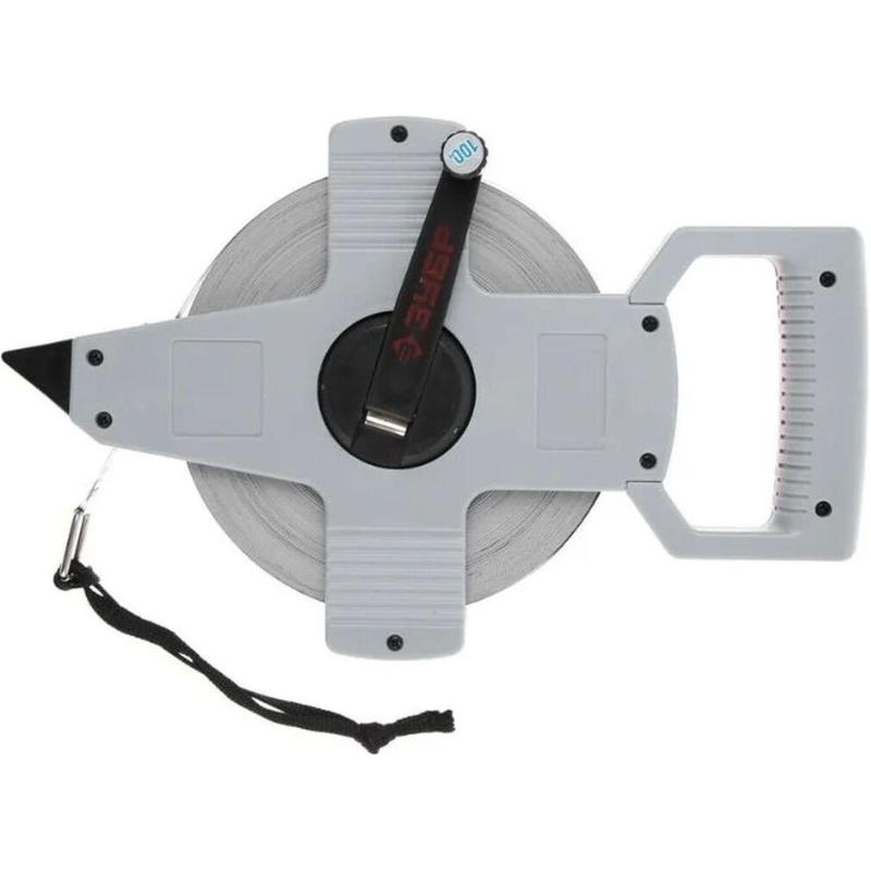 Лента мерная стальная геодезическая ЗУБР  100 м, Профессионал (34181-100)