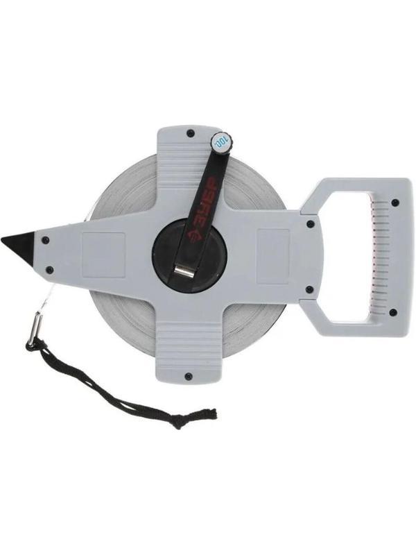 Лента мерная стальная геодезическая ЗУБР  100 м, Профессионал (34181-100)