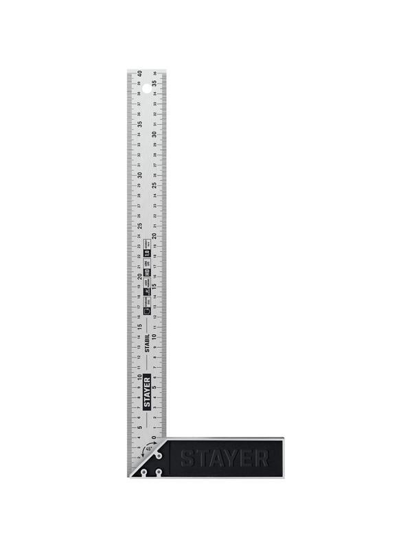 Угольник столярный, STAYER  400 мм, Professional (3431-40)