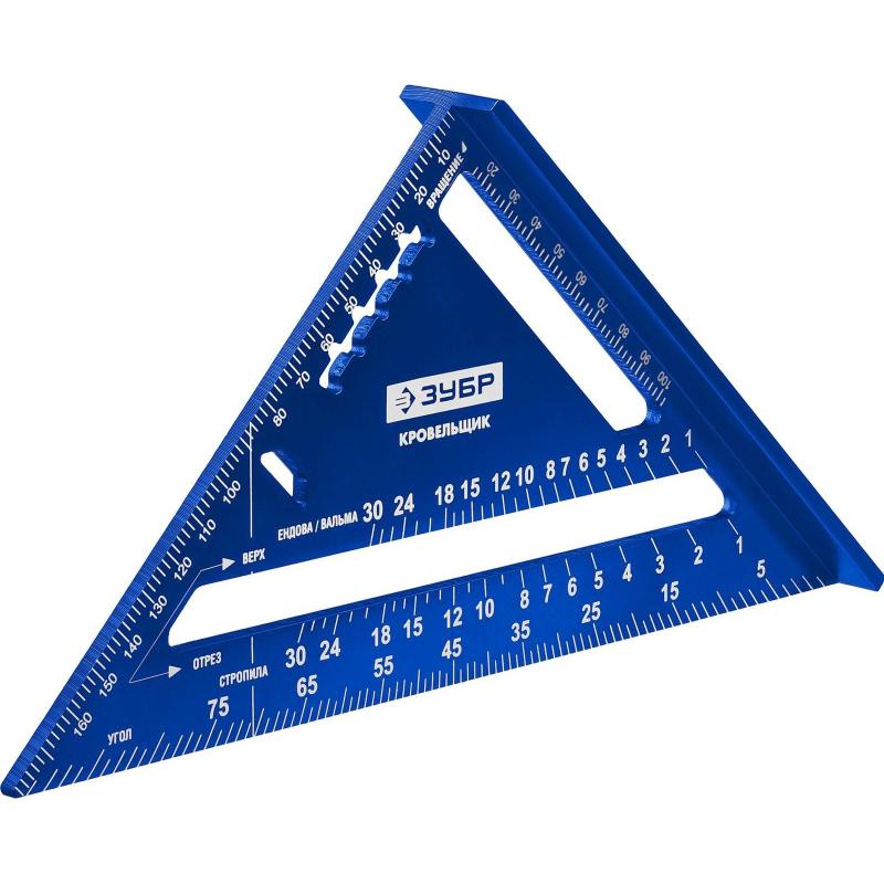 Угольник кровельный универсальный ЗУБР Кровельщик, 180 мм,  5-в-1(34391-18)