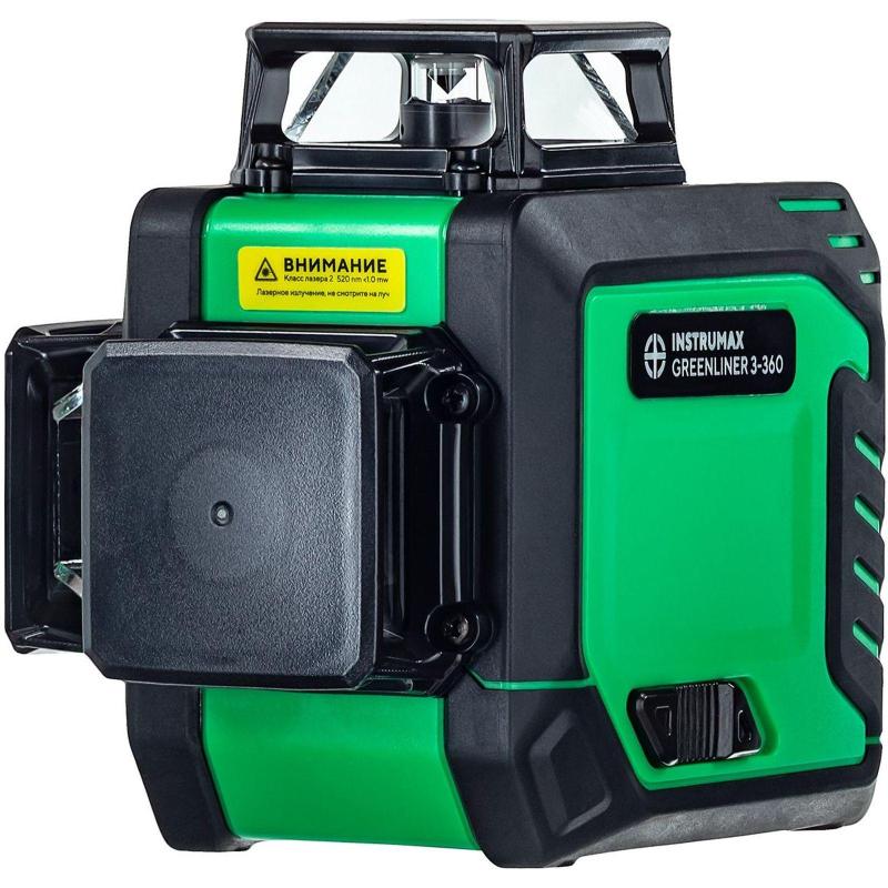 Уровень лазерный INSTRUMAX GREENLINER 3-360, IM0135