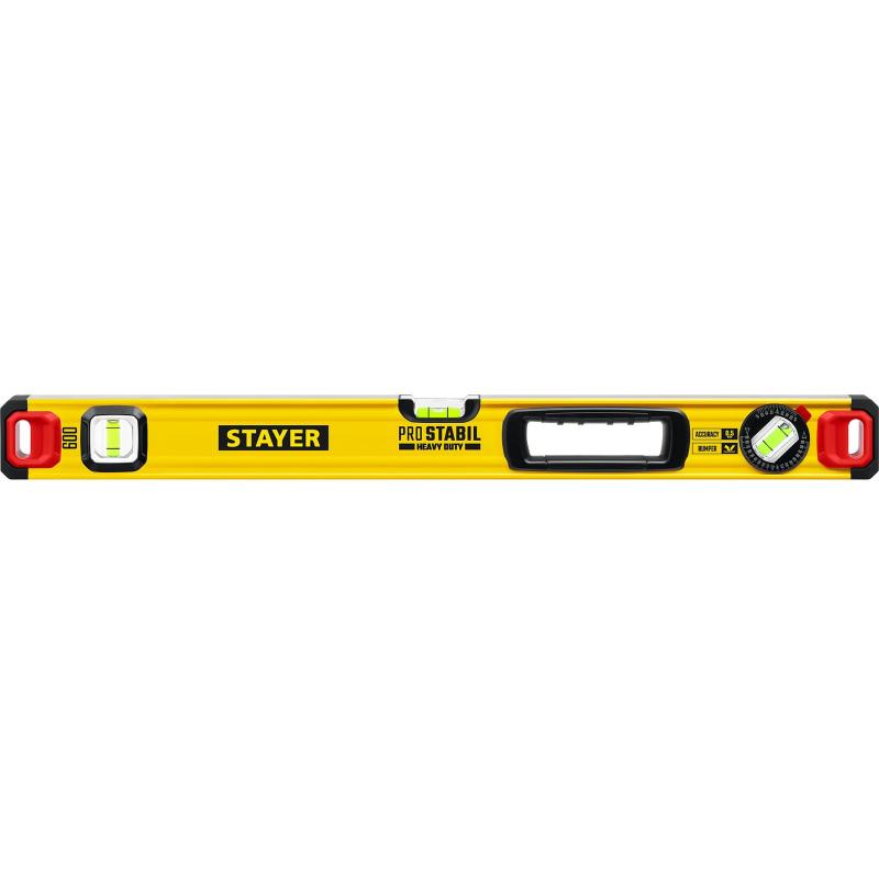 Уровень с поворотным глазком STAYER  PRO STABIL, 600 мм (3471-060)