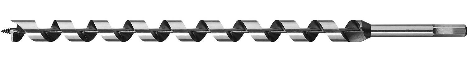 ЗУБР 22 x 450/360 мм, шестигранный хвостовик, cверло левиса по дереву (2948-450-22)
