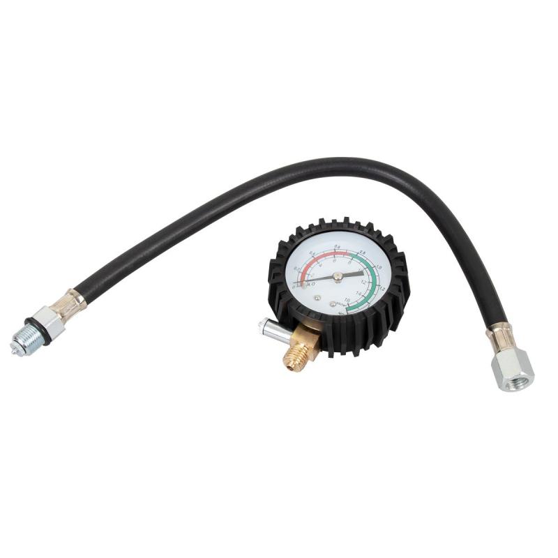 Манометр (компрессометр) 16 Атм., резьбовой гибкий KRAFT KT 831012