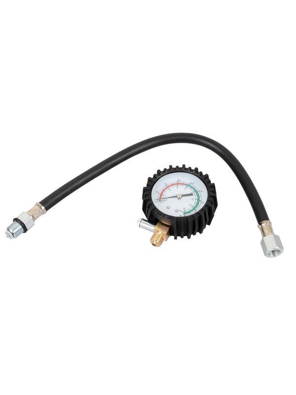 Манометр (компрессометр) 16 Атм., резьбовой гибкий KRAFT KT 831012