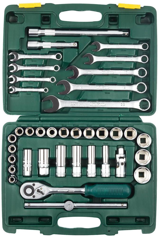 KRAFTOOL Expert 38, 38 предм., (1/2″), универсальный набор инструмента (27886-H38)