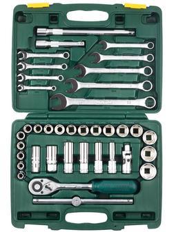 KRAFTOOL Expert 38, 38 предм., (1/2″), универсальный набор инструмента (27886-H38)