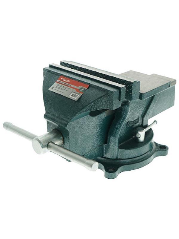 Тиски слесарные 150мм, ПОВОРОТНЫЕ УСИЛЕННЫЕ, Sturm! 1075-01-150