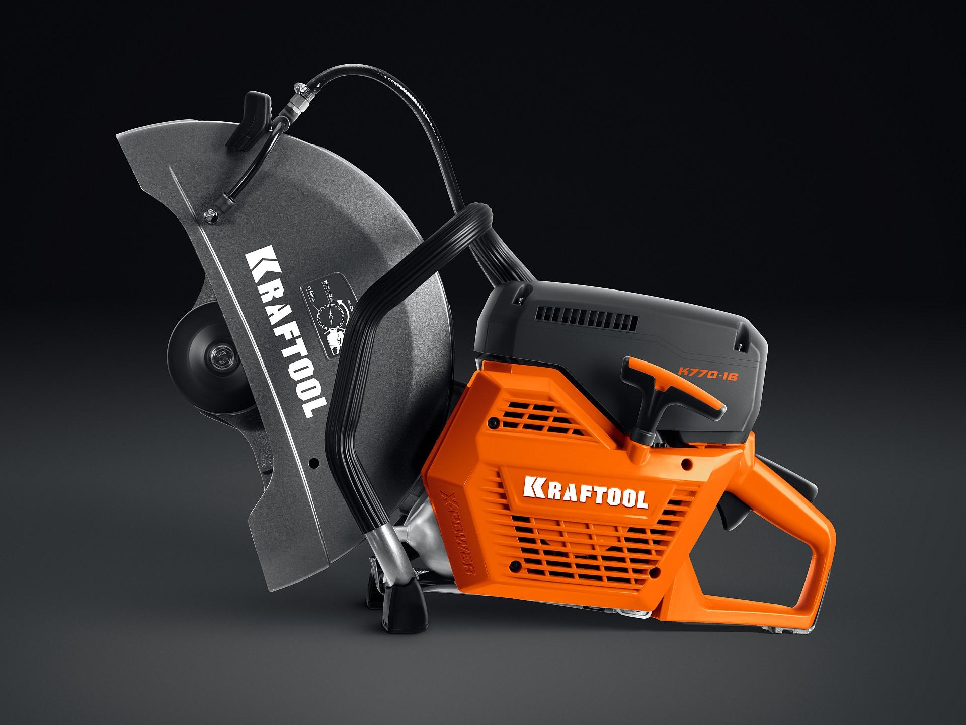 KRAFTOOL 3700 Вт, 400 мм, без диска, бензорез по бетону (бетонорез) (K770-16)