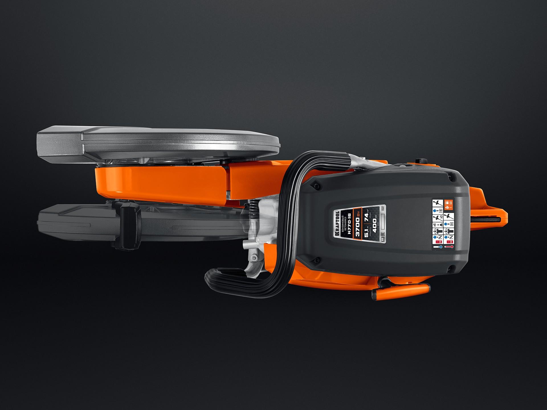 KRAFTOOL 3700 Вт, 400 мм, без диска, бензорез по бетону (бетонорез) (K770-16)