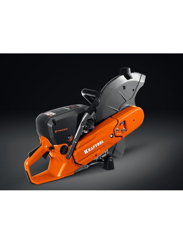 KRAFTOOL 3700 Вт, 400 мм, без диска, бензорез по металлу (рельсорез) (K760-16)