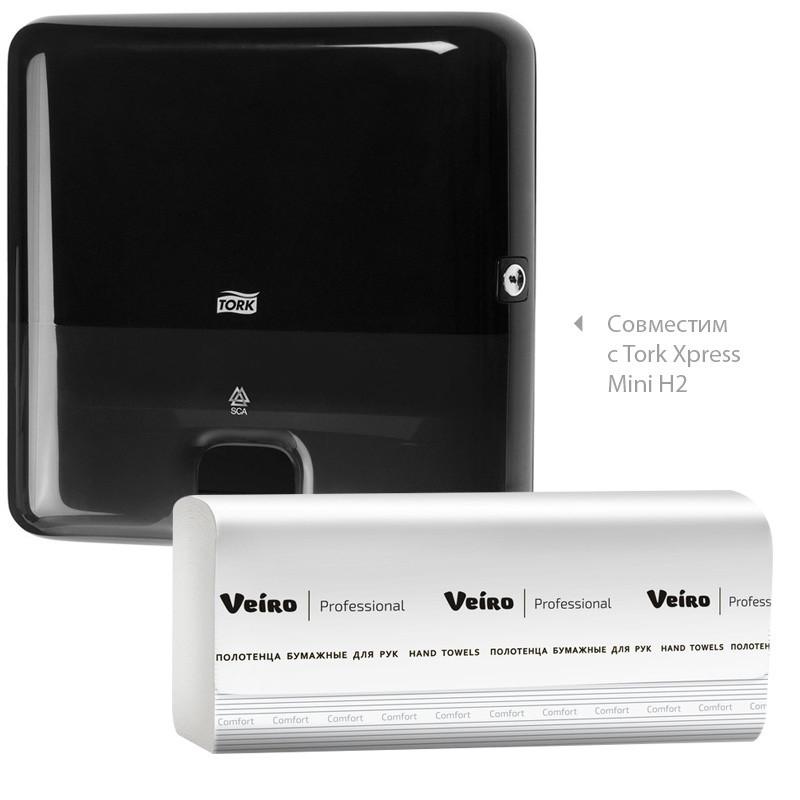 Полотенца бумажные д/держ.Veiro F2 Comf 2сл.200л/пач 21пач/кор Z-слож. KZ20