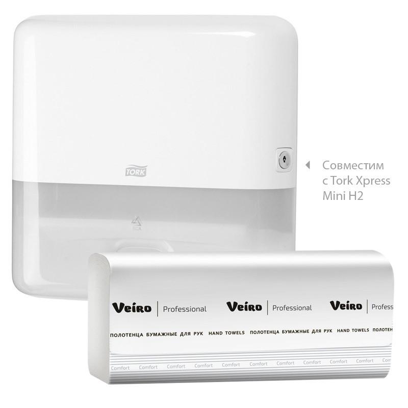 Полотенца бумажные д/держ.Veiro F2 Comf 2сл.200л/пач 21пач/кор Z-слож. KZ20